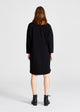 Givn Berlin Sweatkleid HELEN aus Bio-Baumwolle Dress Black (Structure)
