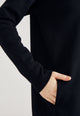 Givn Berlin Sweatkleid JOSY aus Bio-Baumwolle Dress Black (Structure)