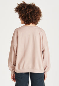 Givn Berlin Sweatshirt ARIANA aus Bio-Baumwolle Sweater Muddy Pink
