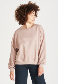 Givn Berlin Sweatshirt ARIANA aus Bio-Baumwolle Sweater Muddy Pink