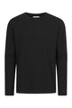 Givn Berlin Sweatshirt IAN aus Bio-Baumwolle Sweater Black (Waffle)