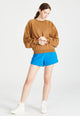 Givn Berlin Sweatshirt ISABEL aus Bio-Baumwolle Sweater Rubber Brown