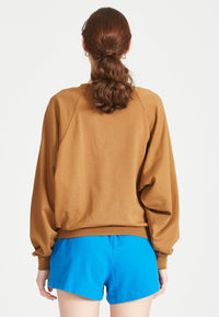 Givn Berlin Sweatshirt ISABEL aus Bio-Baumwolle Sweater Rubber Brown