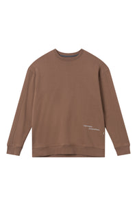 Givn Berlin Sweatshirt LOUIS aus Bio-Baumwolle Sweater Muddy Brown