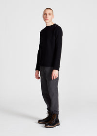 Sweatshirt MANU organic cotton - Black