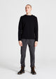 Sweatshirt MANU organic cotton - Black