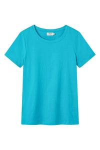 Givn Berlin T-Shirt LENA aus Bio-Baumwolle T-Shirt Scuba Blue