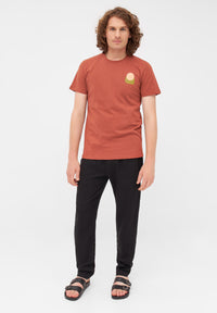 Givn Berlin T-Shirt COLBY (Forms) aus Bio-Baumwolle T-Shirt Terracotta