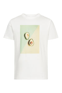 Givn Berlin T-Shirt COLBY (Avocado) aus Bio-Baumwolle T-Shirt White