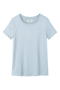 Givn Berlin T-Shirt LENA aus TENCEL™ Lyocell T-Shirt Misty Blue (Tencel)