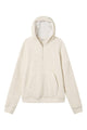 Teddyfell-Hoodie KENNETH aus Bio-Baumwolle - Off White