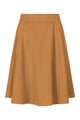 Givn Berlin Tellerrock ABBY aus TENCEL™ Lyocell Skirt Rubber Brown (Tencel)