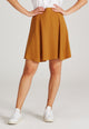 Givn Berlin Tellerrock ABBY aus TENCEL™ Lyocell Skirt Rubber Brown (Tencel)