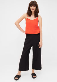 Givn Berlin Top JULIE aus Leinen Top Sunset Orange (Linen)