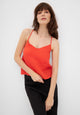 Givn Berlin Top JULIE aus Leinen Top Sunset Orange (Linen)