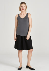 Givn Berlin Top VICTORIA aus TENCEL™ Lyocell Top Shadow Grey (Tencel)
