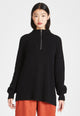 Givn Berlin Troyer-Strickpullover TEKLA aus Bio-Baumwolle Sweater Black