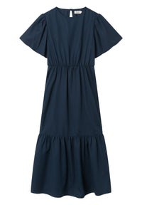 Givn Berlin Volantkleid MARISSA aus TENCEL™ REFIBRA™ Lyocell Dress Midnight Blue (Refibra)