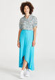 Givn Berlin Wickelrock ANTONIA aus TENCEL™ Lyocell Skirt Scuba Blue (Tencel)