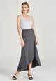 Givn Berlin Wickelrock ANTONIA aus TENCEL™ Lyocell Skirt Shadow Grey (Tencel)