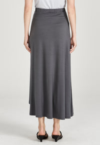 Givn Berlin Wickelrock ANTONIA aus TENCEL™ Lyocell Skirt Shadow Grey (Tencel)