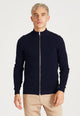 Givn Berlin Zip-Cardigan LIONEL aus Bio-Baumwolle Cardigan Blue
