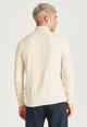 Givn Berlin Zip-Cardigan LIONEL aus Bio-Baumwolle Cardigan Light Beige