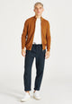 Givn Berlin Zip-Cardigan LIONEL aus Bio-Baumwolle Cardigan Rubber Brown