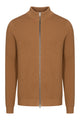 Givn Berlin Zip-Cardigan LIONEL aus Bio-Baumwolle Cardigan Rubber Brown
